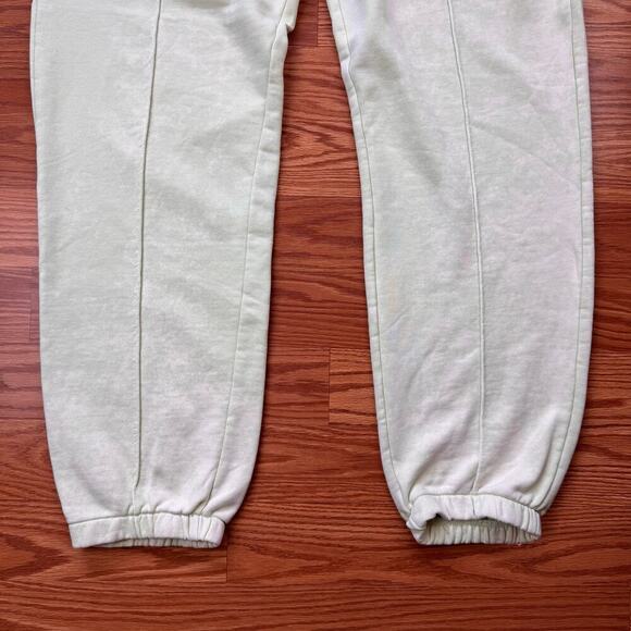 Nike Sportswear Liquid Lemon-Lime Green Acid Washed Fleece Sweatpants Sz XL - Picture 7 of 10
